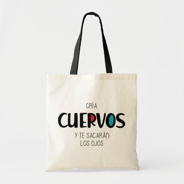 Bolsa Tote Cria cuervos (Frente)