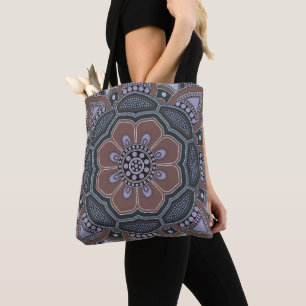 Bolsa Tote Criação de Mandala, todos os pontos para um 6