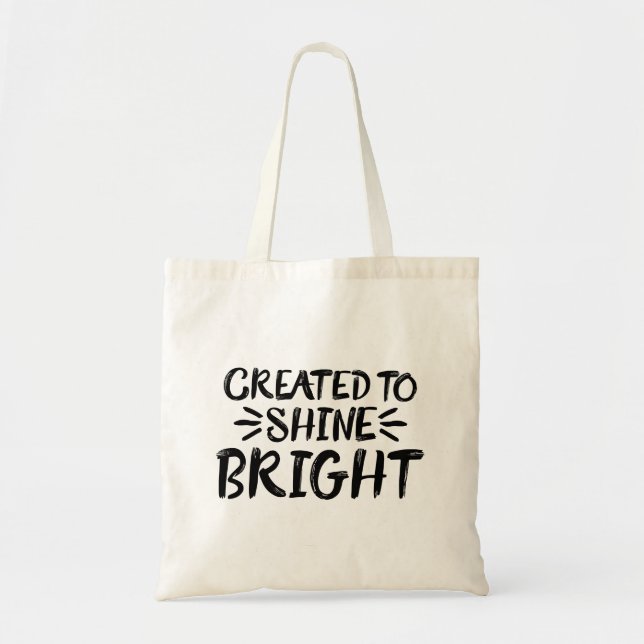 Bolsa Tote Criado a estética gráfica do Bright Gospel (Frente)