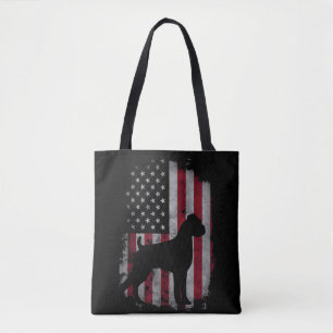 Bolsa Tote Criador de Cães Cachorro Animal Boxer Americano do