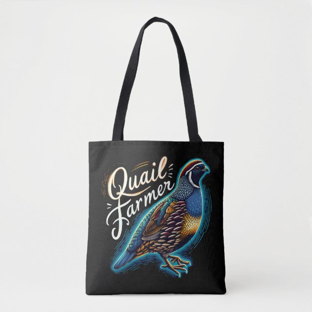 Bolsa Tote Criador de Codornas (Frente)