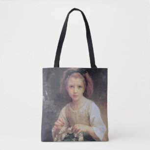 Bolsa Tote Criança Travando uma Coroa, Bouguereau