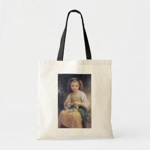 Bolsa Tote Criança Travando uma Coroa, Bouguereau