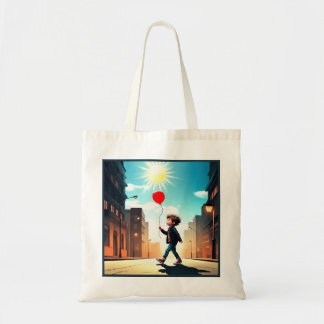 BOLSA TOTE " CRIANÇAS A PASSAR PARA O SOL "