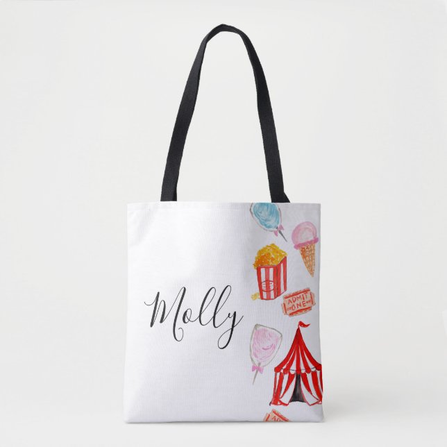 Bolsa Tote Crianças de festa do Carnaval (Frente)