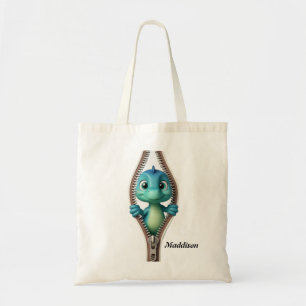 Bolsa Tote Crianças do Dinossauro Gato
