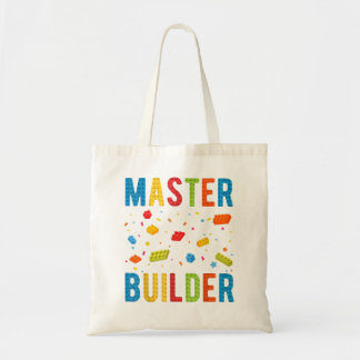 Bolsa Tote Crianças do Master Builder Construindo blocos cons