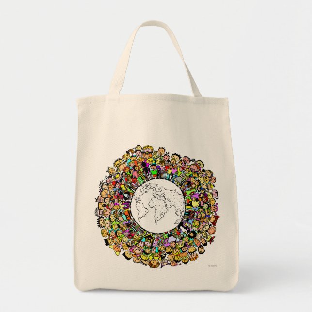 Bolsa Tote Crianças do Mundo (Frente)