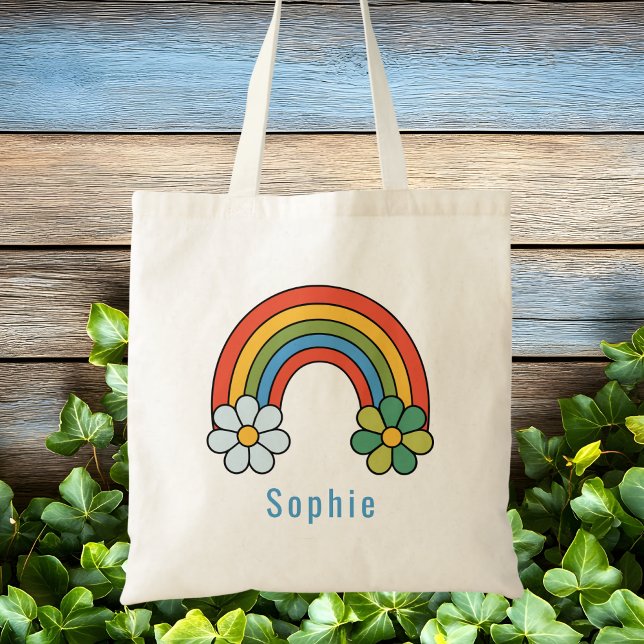 Bolsa Tote Crianças Meninas Fofo Moda Caprichoso Arco-íris (Criador carregado)