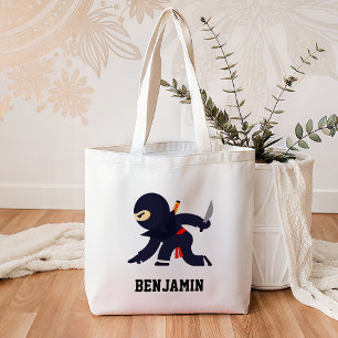 Bolsa Tote Crianças Ninja Guerreiras Fofas