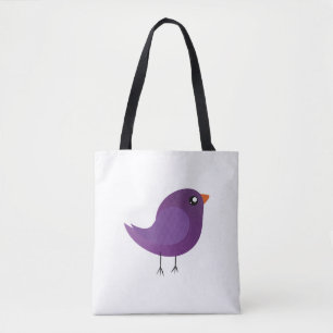 Bolsa Tote Crianças, passarinho fofo