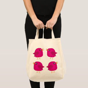 Bolsa Tote Crianças passarinho fofo 