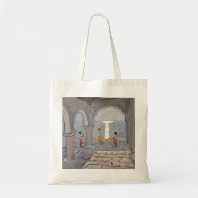 Bolsa Tote Crianças que saltam as ilhas gregas 2008 (Frente)