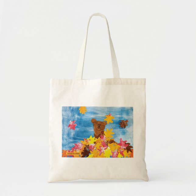 Bolsa Tote CriançasArt para COC - Folhas de queda (Frente)