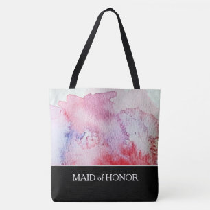 Bolsa Tote Criar seu próprio saco pintado à mão do casamen