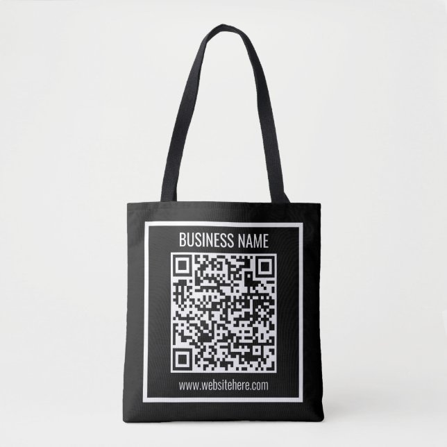 Bolsa Tote Criar um código de QR moderno instantaneamente (Frente)