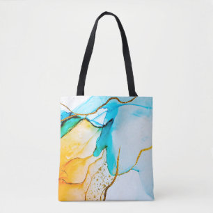 Bolsa Tote Criatividade transparente. Abstrato trabalho de ar
