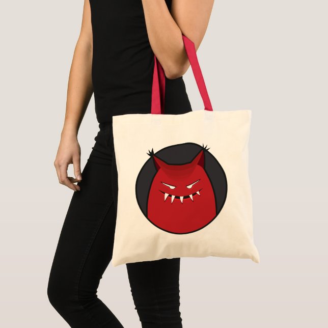 Bolsa Tote Criatura de Mau gótica (Frente (produto))
