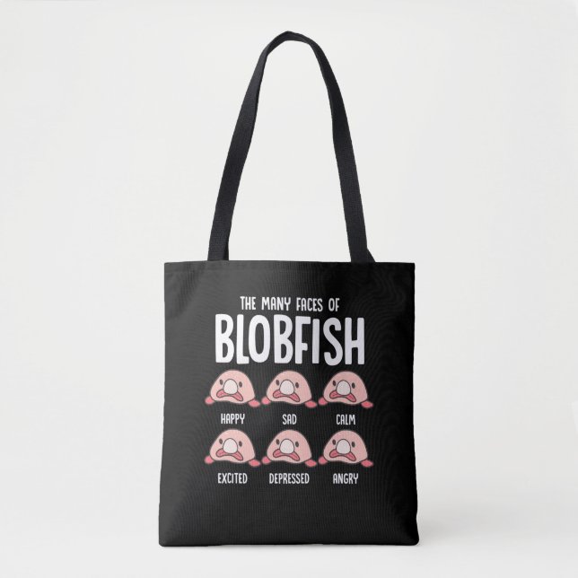 Bolsa Tote Criatura de Peixes Feios de Psicólitos (Frente)