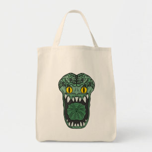 Bolsa Tote Criatura de Presas Grotescas Esmeralda