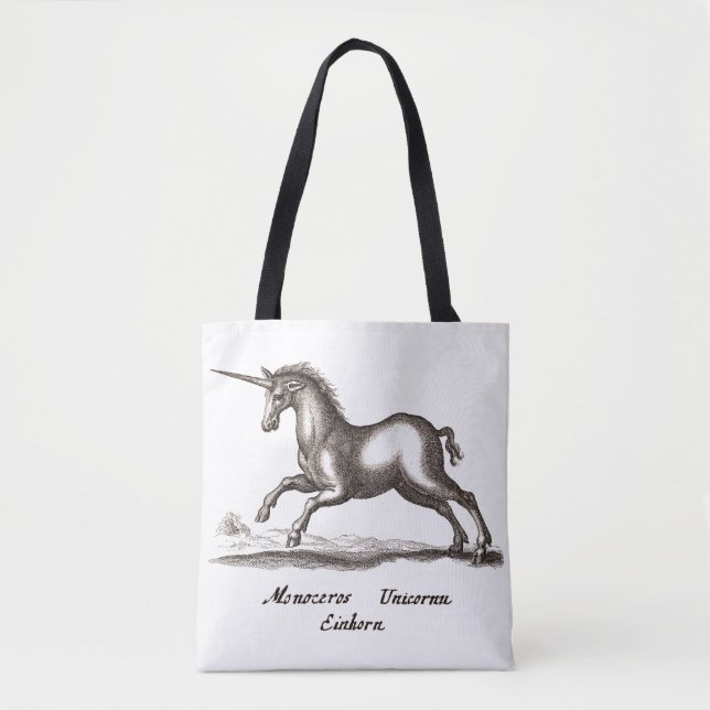 Bolsa Tote Criatura Mágica de Woodland Clássica em Execução U (Frente)