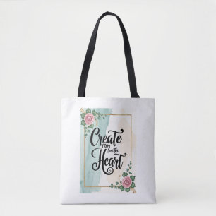 Bolsa Tote Crie com o Coração