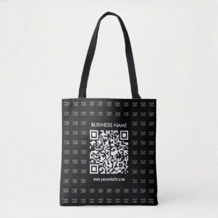 Bolsa Tote Crie Instantaneamente um Código QR Escaneável e um