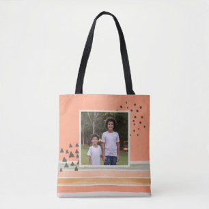 Bolsa Tote Crie seu próprio Boho de Aquarela Fotográfica