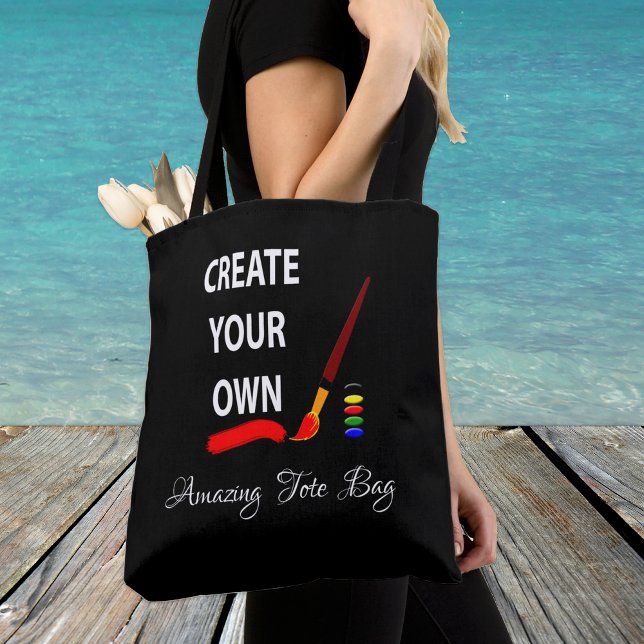 Bolsa Tote Crie Seu Próprio Bolsa, Marca, Personalizado (Criador carregado)