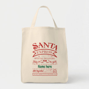 Bolsa Tote Crie seu próprio Papai noel Express Gift Sack