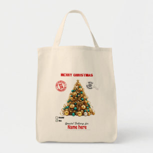 Bolsa Tote Crie seu próprio saco de presentes na árvore de Na