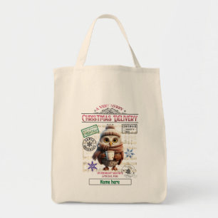 Bolsa Tote Crie Seu Saco De Presente Musical De Coruja De Nat