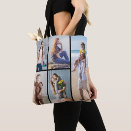 Bolsa Tote Crie sua própria colagem de fotos