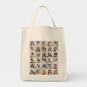 Bolsa Tote Crie sua própria colagem de fotos 30