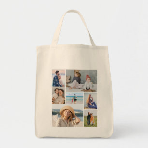 Bolsa Tote Crie sua própria colagem de fotos 7