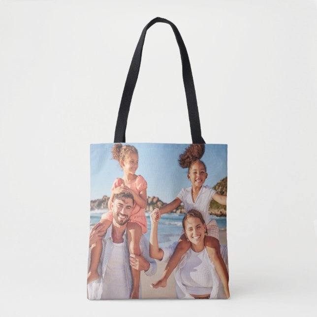 Bolsa Tote Crie sua Própria Foto (Frente)