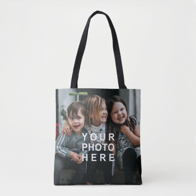 Bolsa Tote Crie Sua Própria Foto Personalizada 2 (Frente)