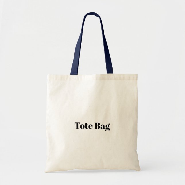 Bolsa Tote Crie Sua Própria Promoção de Marca Simples (Frente)