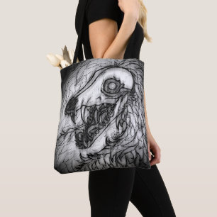 Bolsa Tote Críptido: Esboço do Snow Wasset