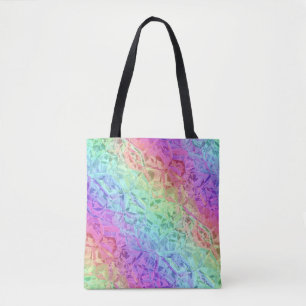 Bolsa Tote cristal de arco-íris congelado :