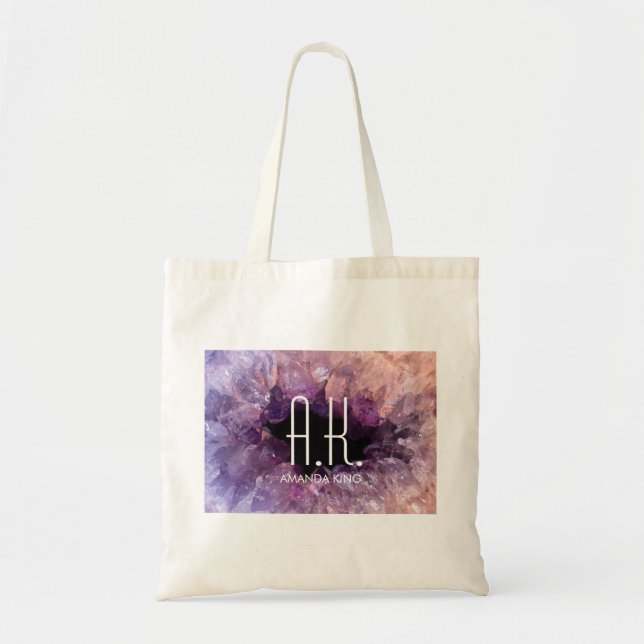 Bolsa Tote Cristal de Geodo Puro (Frente)