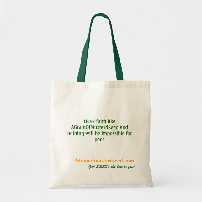 Bolsa Tote cristão (Frente)