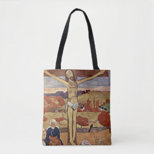 Bolsa Tote Cristo amarelo de Paul Gauguin, Vintage Fine Art