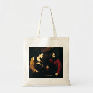 Bolsa Tote Cristo e a Mulher Samaritana