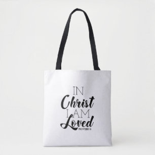 Bolsa Tote Cristo Eu Sou Amado A Escritura Promete Christian