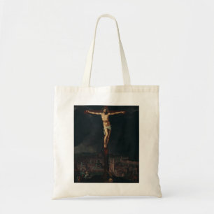 Bolsa Tote Cristo na Cruz por Gillis Mostaer