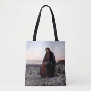 Bolsa Tote Cristo na Natureza Selvagem, Ivan Kramskoi