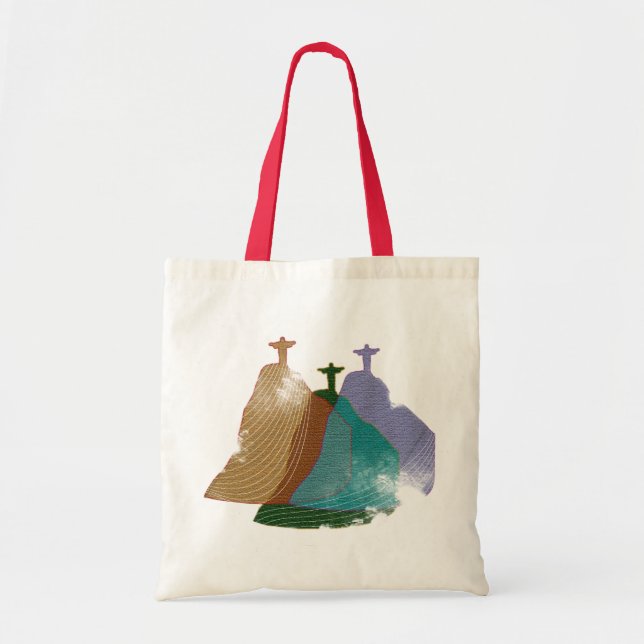 Bolsa Tote Cristo Redeemer - ilustração digital (Frente)