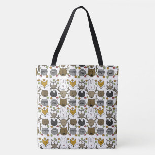 Bolsa Tote Critters Woodland - Melhores Amigos Florestais