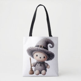 Bolsa Tote Crochet Bruxa Fofa